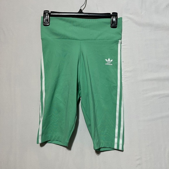 Adidas Adicolor Classics Shorts Women's Small Mint Green Elastic Waist Pull On‎ - Picture 1 of 6